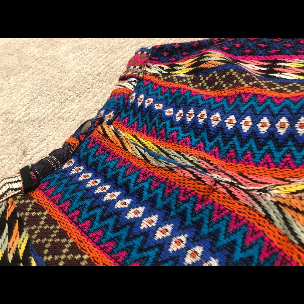 Knit tribal shorts!
